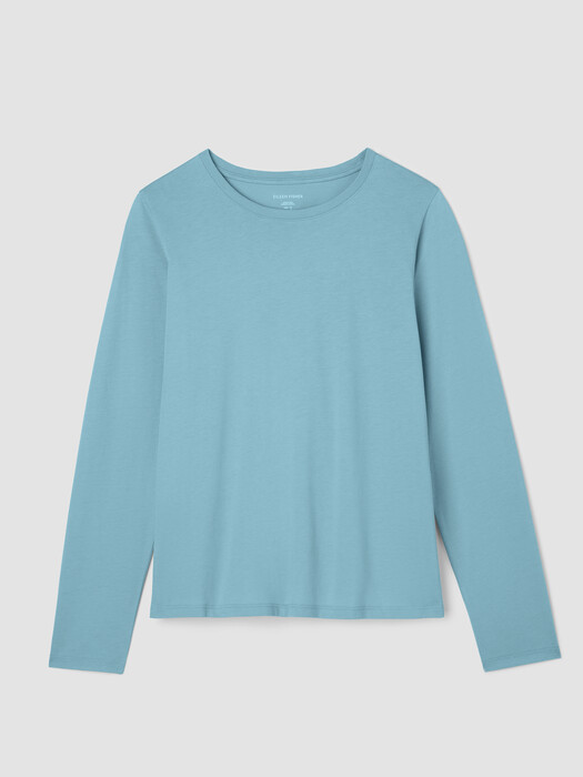Organic Pima Cotton Jersey Long-Sleeve Tee