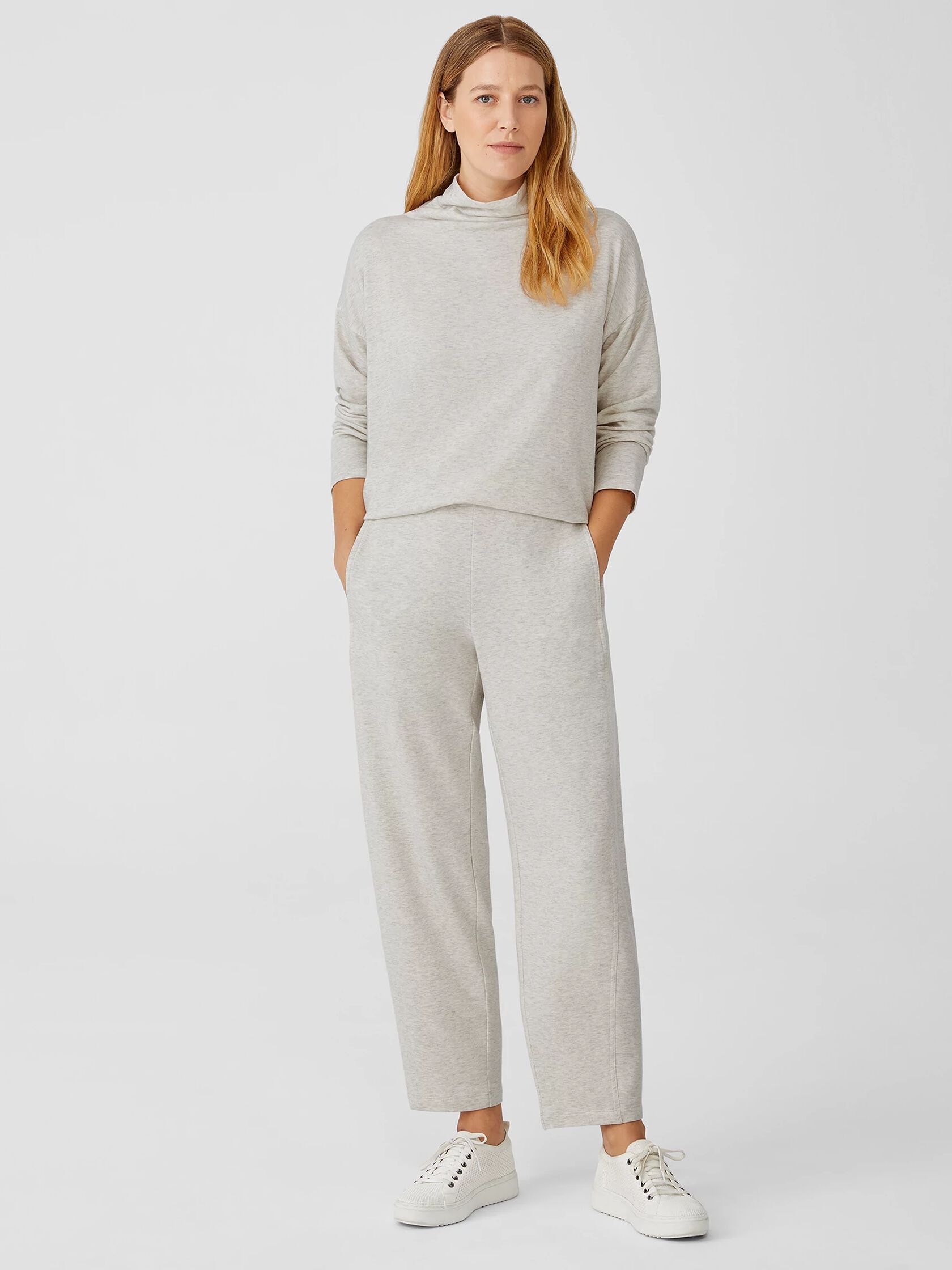 Cozy Brushed Terry Hug Lantern Pant