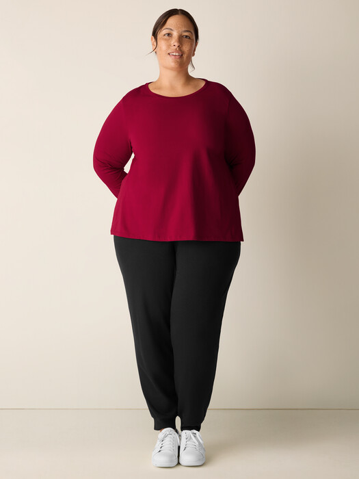 Organic Pima Cotton Jersey Long-Sleeve Tee