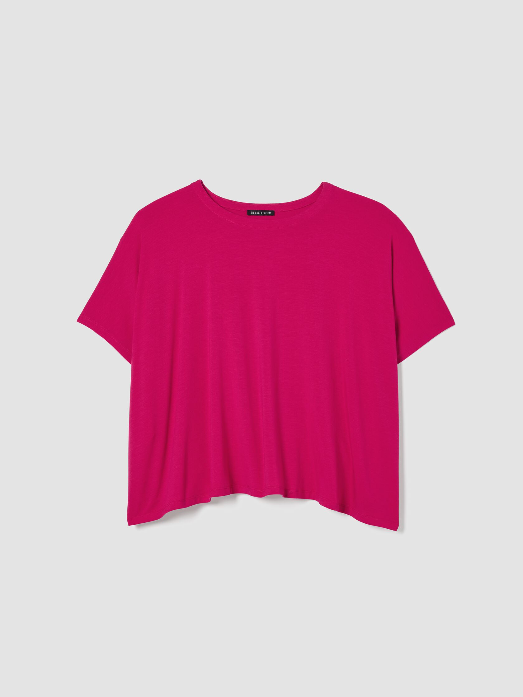 Fine Jersey Crew Neck Box-Top