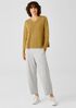 Organic Cotton Slub Long -Sleeve Tee