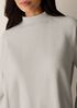 Garment-Dyed Organic Cotton Terry High Neck Top