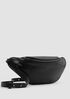 Textured Italian Leather Belt Bag