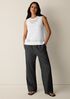 Peruvian Organic Cotton Slub Jewel Neck Tank