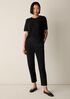 Stretch Cotton Twill Slim Pant