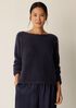 Cashmere Silk Bliss Bateau Neck Top