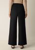 Stretch Wool Crepe Wide-Leg Trouser
