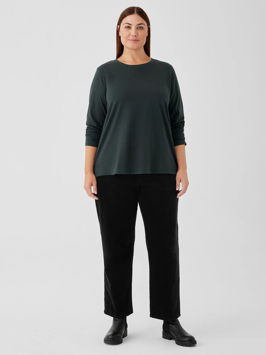 Organic Pima Cotton Jersey Long-Sleeve Tee