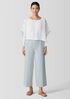 Organic Linen Gauze Bateau Neck Poncho