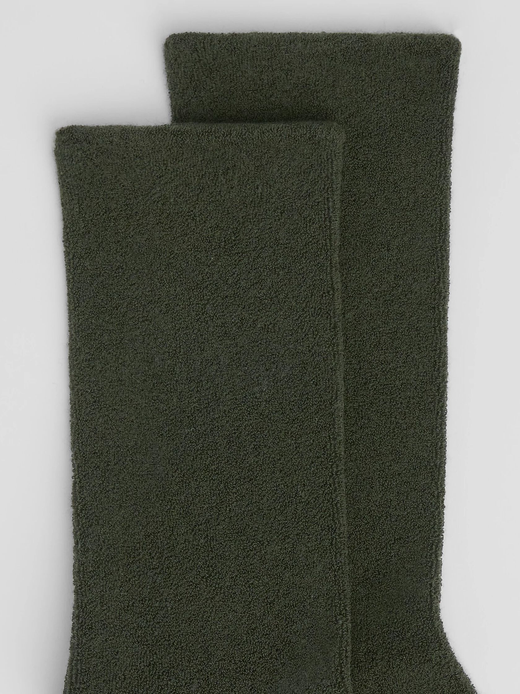 Loopy Terry Cotton Crew Sock