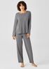 Cozy Organic Cotton Interlock Jewel Neck Top