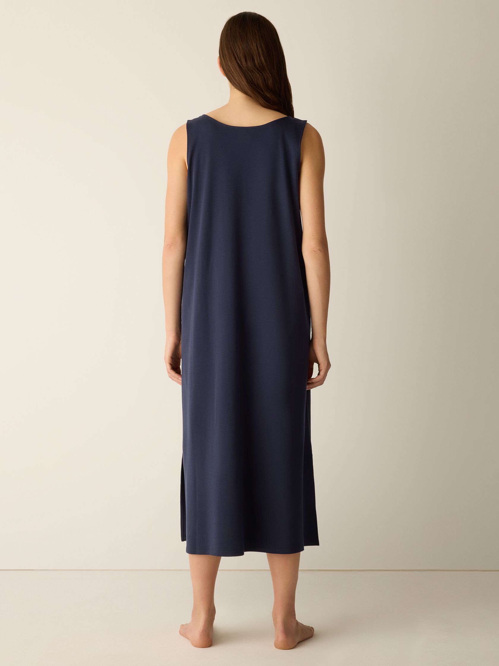 Organic Cotton Interlock Scoop Neck Sleep Dress