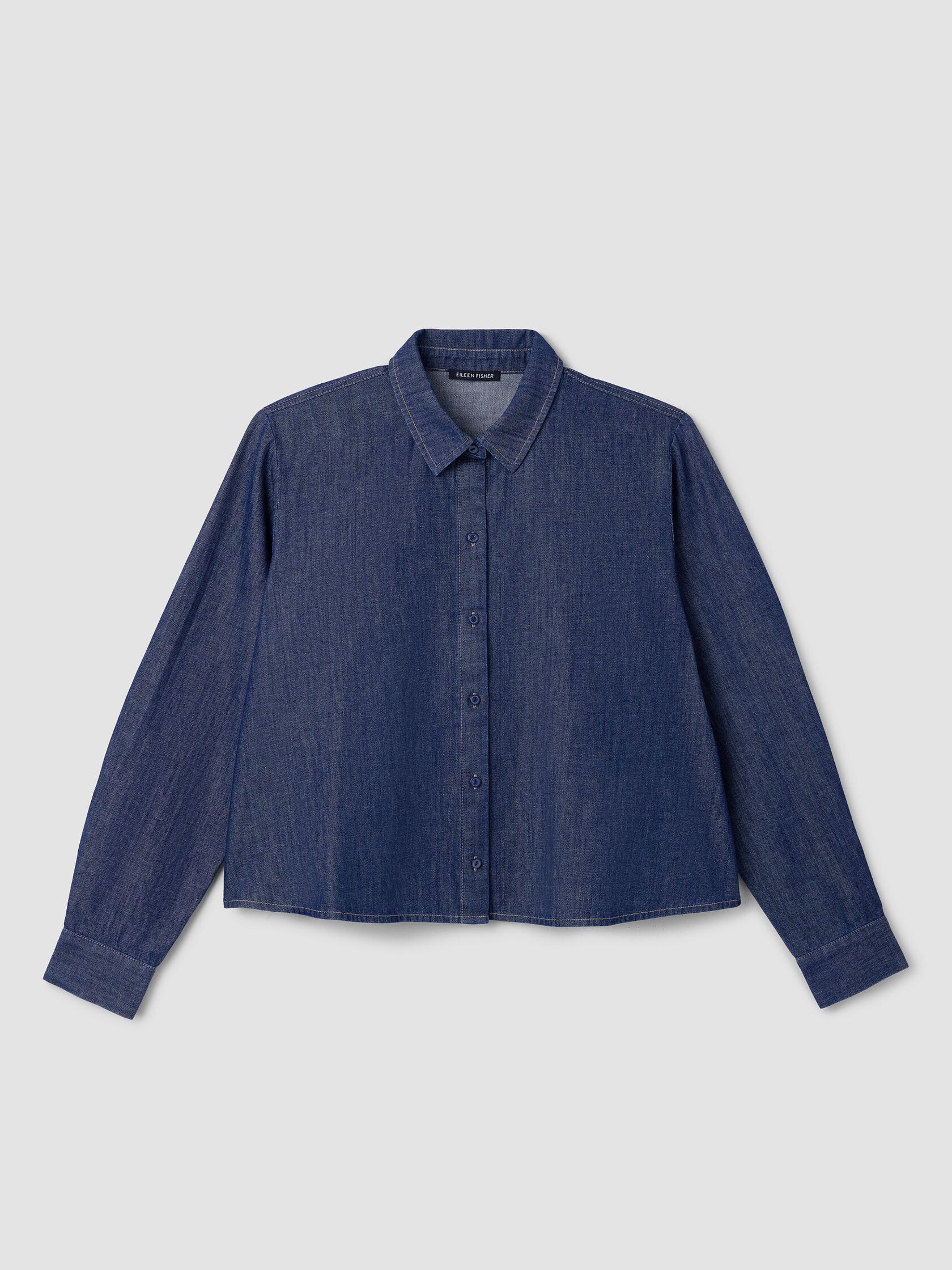 Lightweight Organic Cotton Denim Classic Collar Shirt
