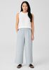 Garment-Dyed Organic Linen Wide-Leg Pant