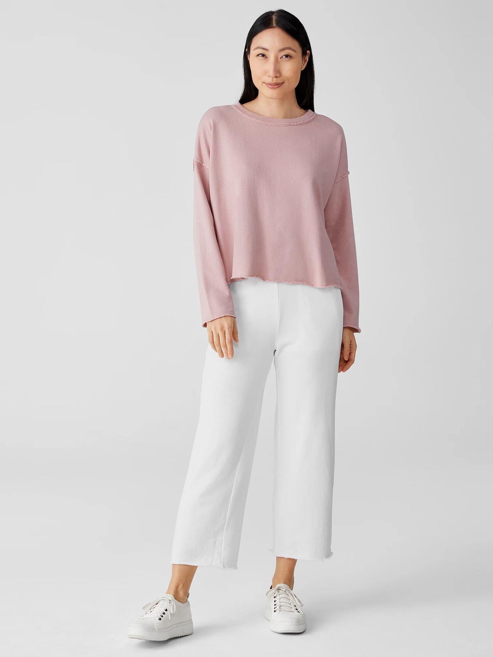 Lightweight Organic Cotton Terry Box-Top