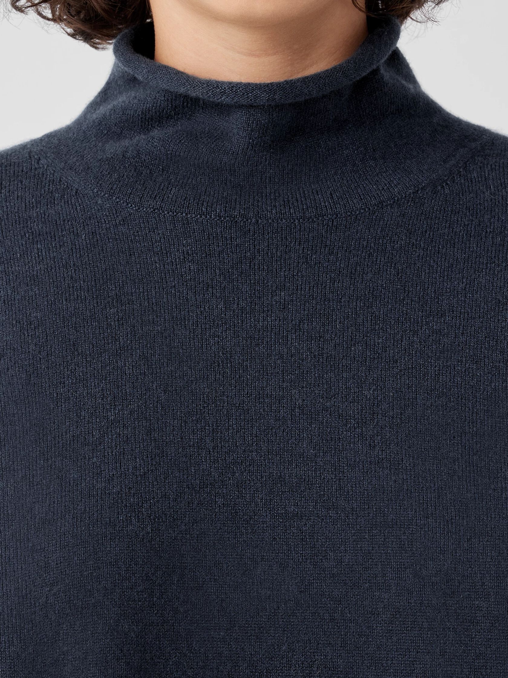 Italian Cashmere Turtleneck Top