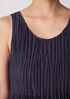 Crushed Silk Tiered Dress