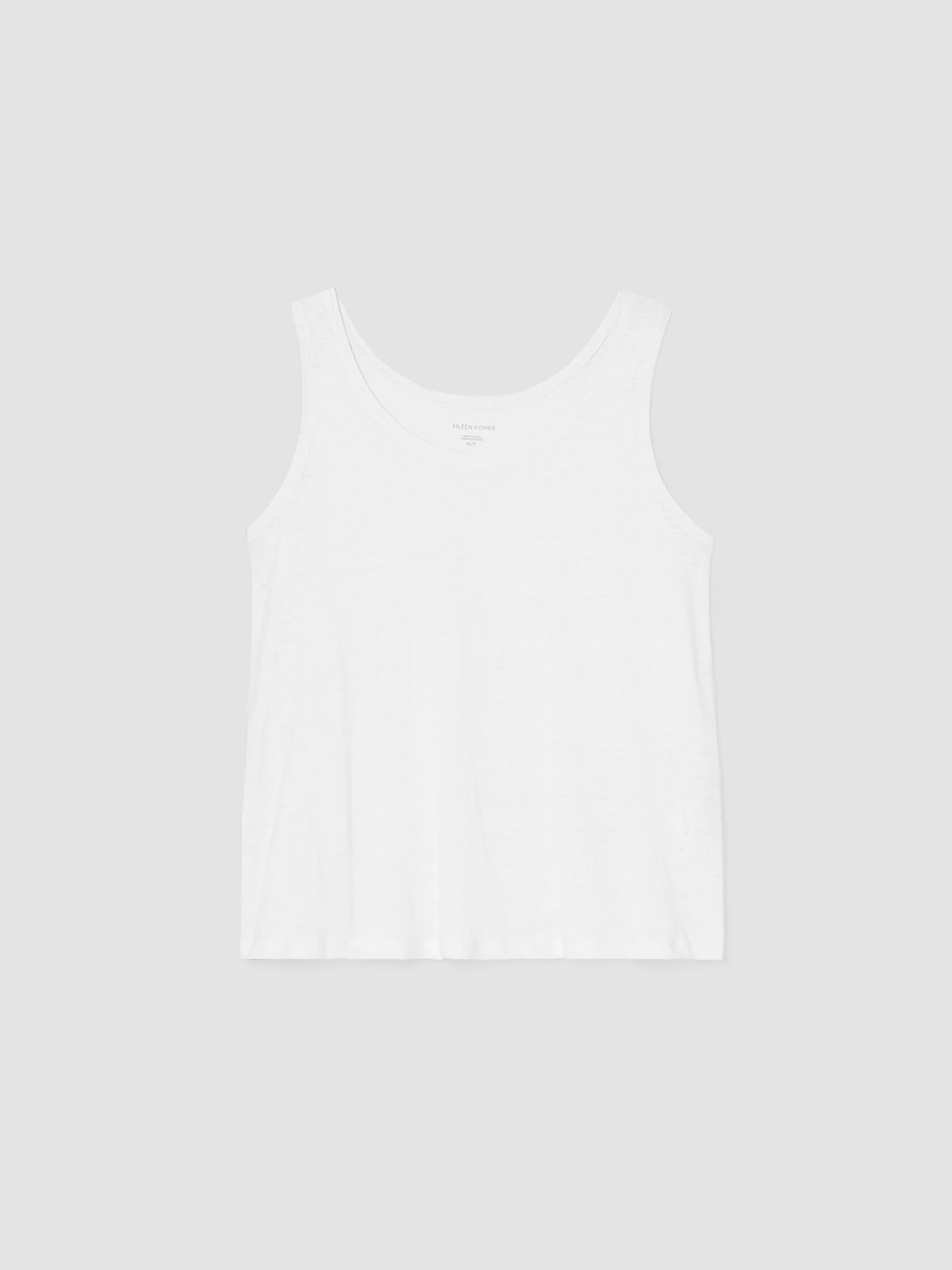 Organic Linen Jersey Scoop Neck Tank