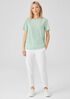 Organic Pima Cotton Jersey Round Neck Tee