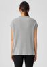 Peruvian Cotton Blend Funnel Neck Top