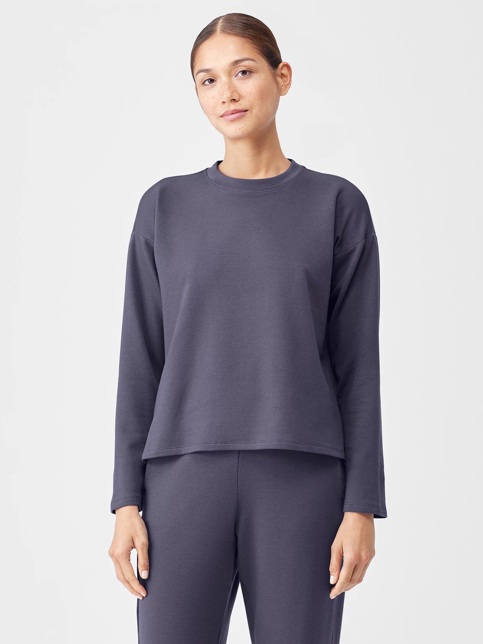 Cozy Brushed Terry Hug Box-Top
