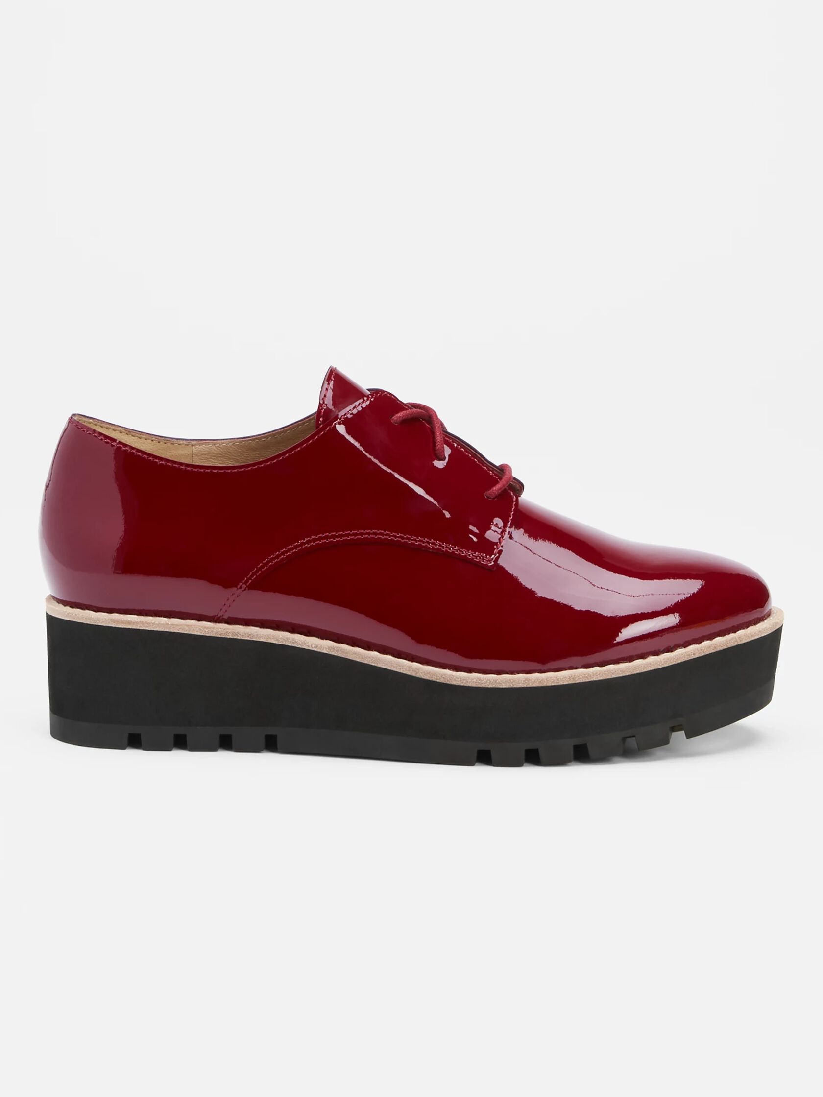 Eddy Patent Leather Platform Oxford