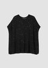 Merino Sequin Poncho