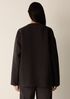 Doubleface Wool Cloud Round Neck Coat