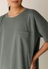 Organic Cotton Interlock Crew Neck Sleep Dress