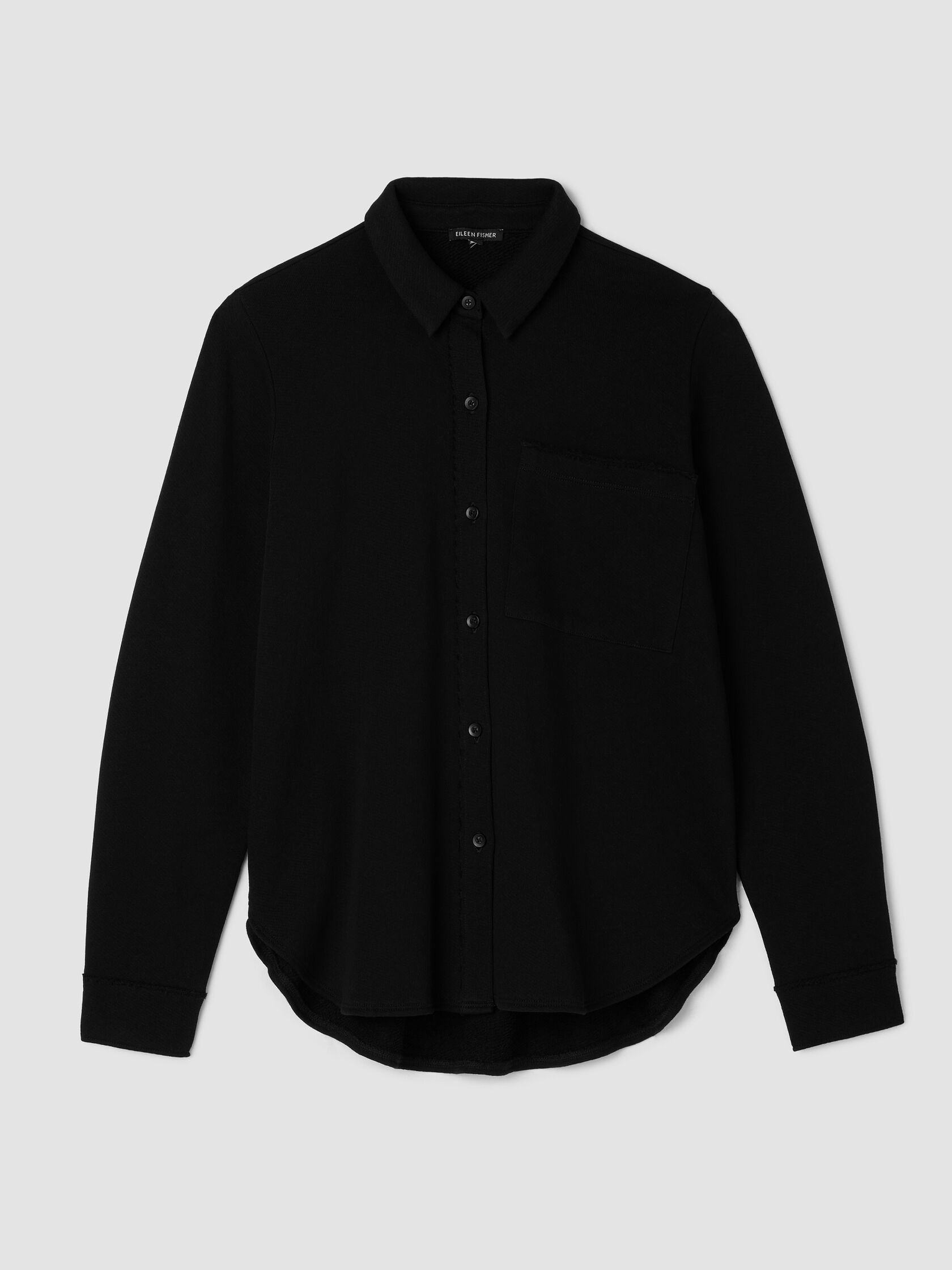 Lightweight Organic Cotton Terry Classic Collar Shirt