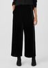 Velvet Wide-Leg Pant