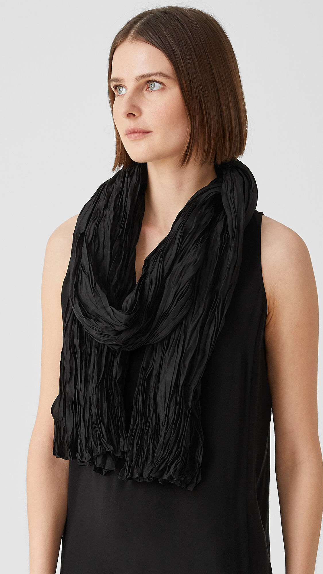 スカーフ FABIANA FILIPPI Woman Scarf Black SAD265A801L202 VR2 Carven Women's Accessories | Ribbon Scarf