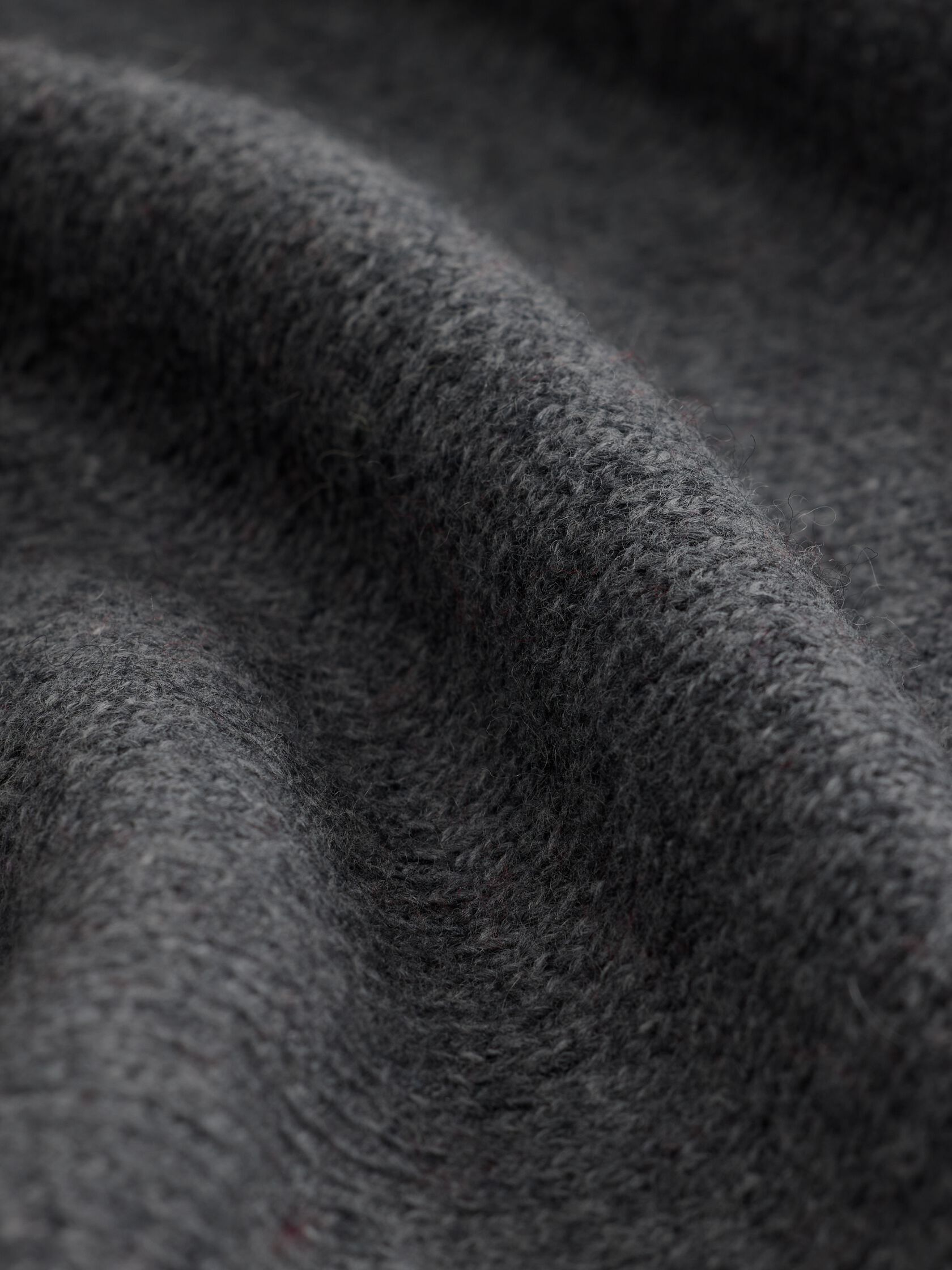 Cotton & Recycled Cashmere Crew Neck Top