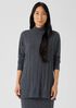 Italian Cashmere Turtleneck Long Top