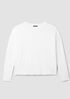 Organic Linen Cotton Slub Crew Neck Top