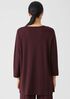 Cozy Organic Cotton Interlock U-Neck Top