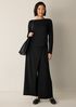 Stretch Jersey Knit Wrap Pant