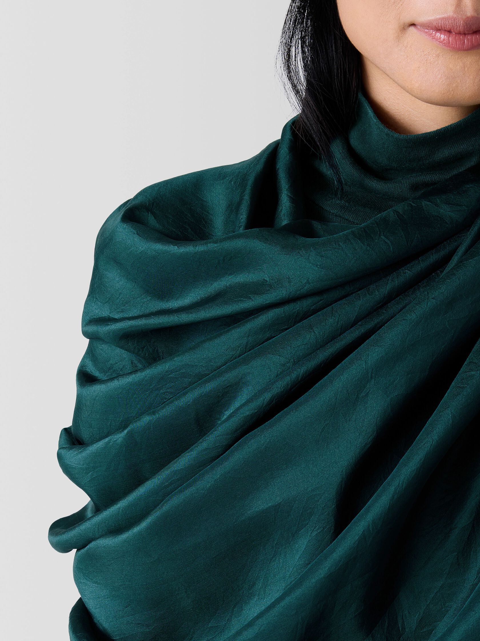 Washed Silk Parachute Scarf