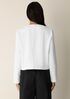 Organic Cotton Jacquard Round Neck Jacket