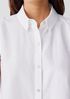 Washed Organic Cotton Poplin Sleeveless Shirt