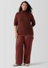 Fine Merino Turtleneck Top in Regenerative Wool