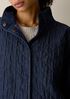 Lightweight Organic Cotton Denim Quilted Jacket