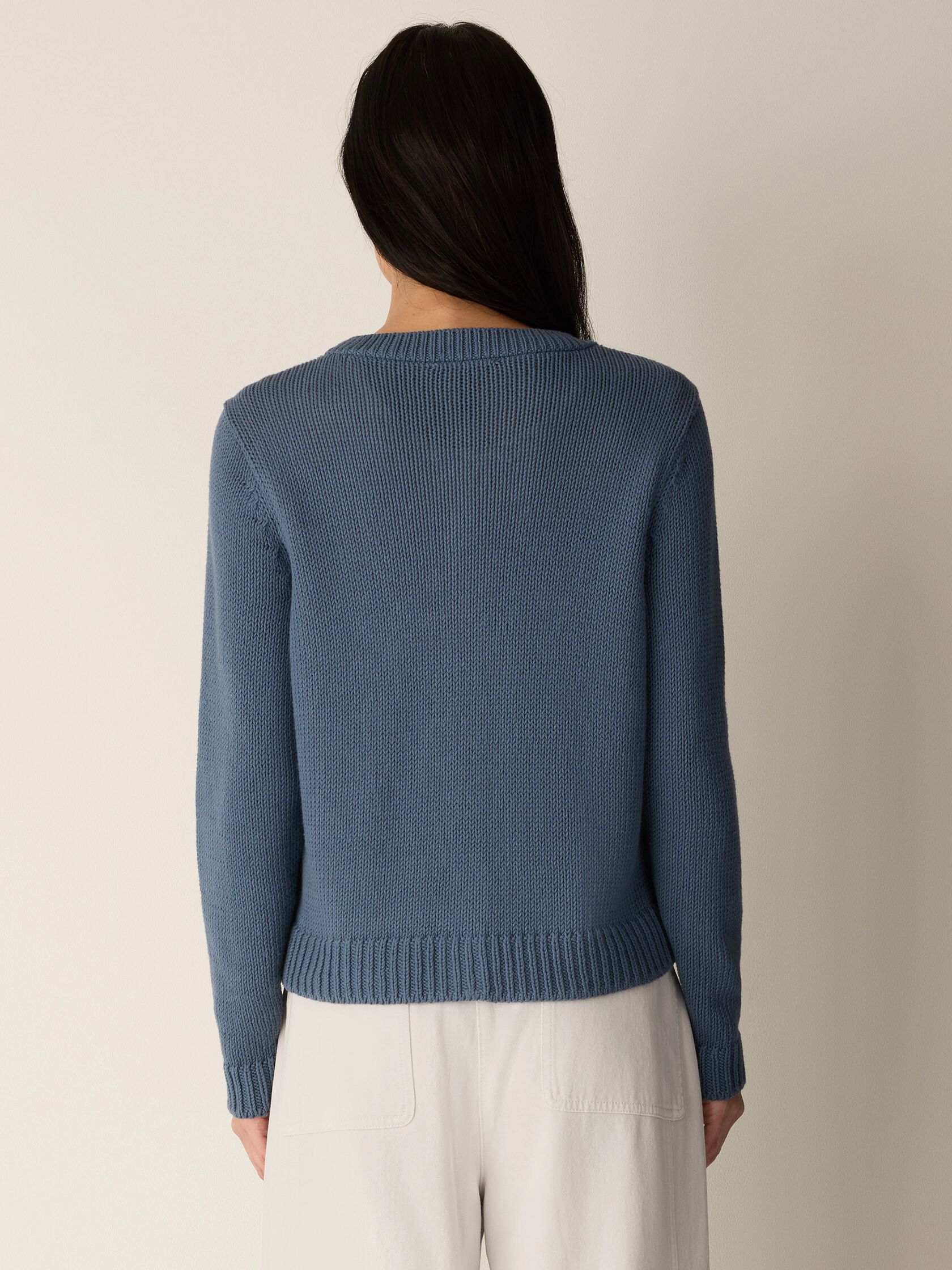 Peruvian Organic Cotton Cord Jersey Cardigan