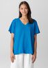Organic Cotton Slubby Jersey V-Neck Tee