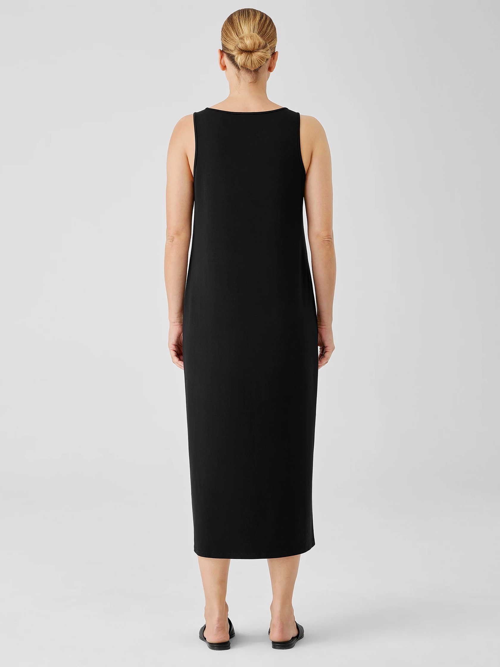 Stretch Jersey Knit Tank Dress EILEEN FISHER