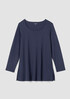 Organic Cotton Interlock Long Sleep Top