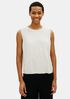 Organic Linen Cotton Crew Neck Shell