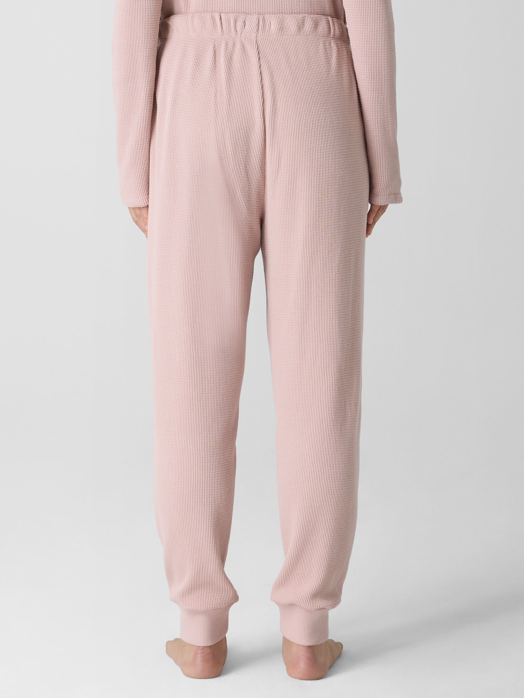Cozy Organic Cotton Waffle Jogger Sleep Pant