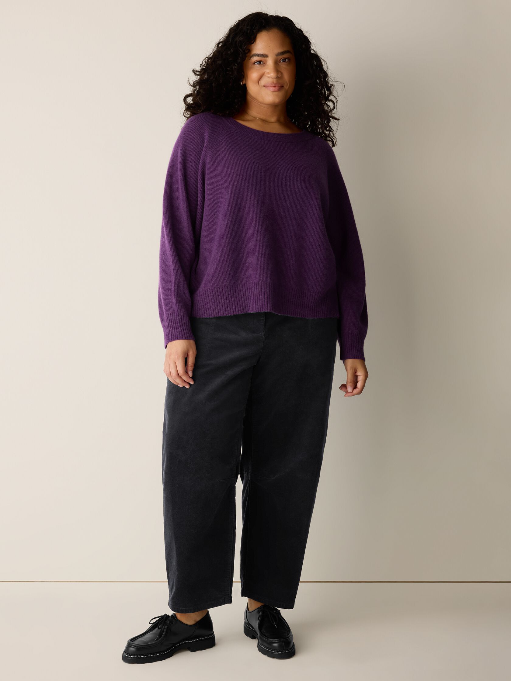 Italian Cashmere Crew Neck Top