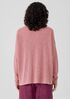 Organic Linen Cotton Slub Funnel Neck Top